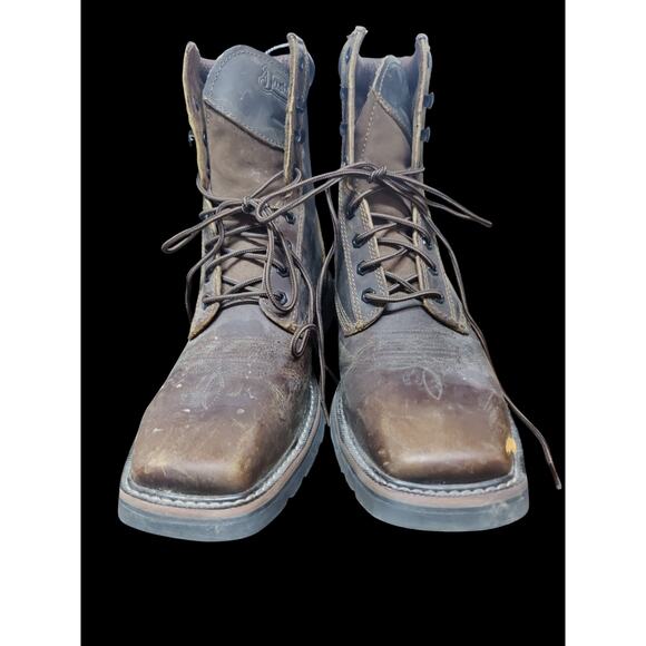 Justin Men\'s Stampede Steel Toe Lace-Up Work Boots - Size 11.5 EE Wide main image 5